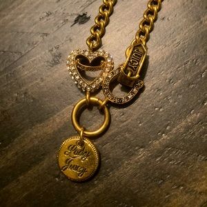 Lady Juicy Love + Luck Goldtone Necklace 17”